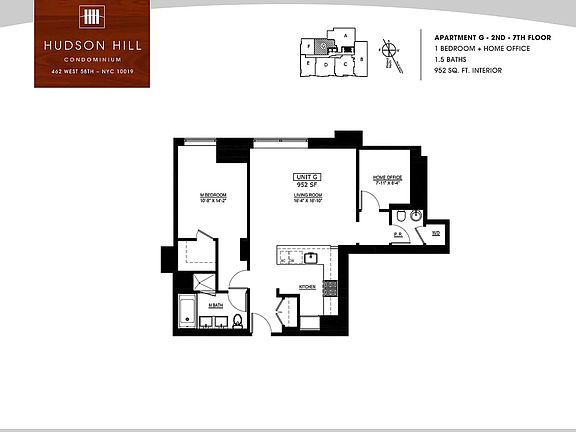 2nd image of 462 W 58th St APT 6G