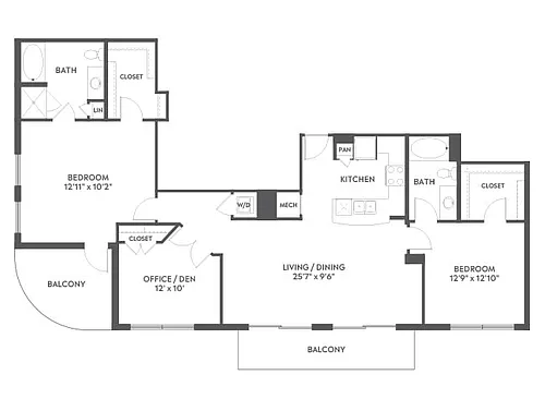 Floor plan C10D