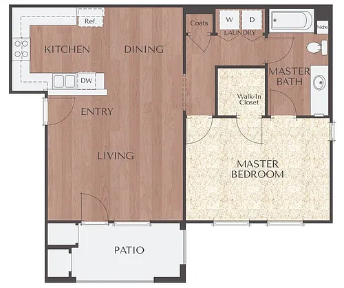 Floor plan 1B