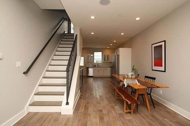 Kitchen and dining room entry view