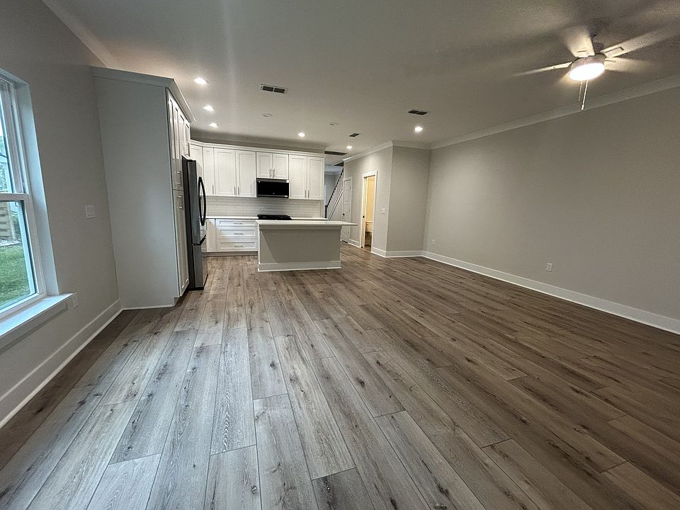 Open concept living/dining/kitchen