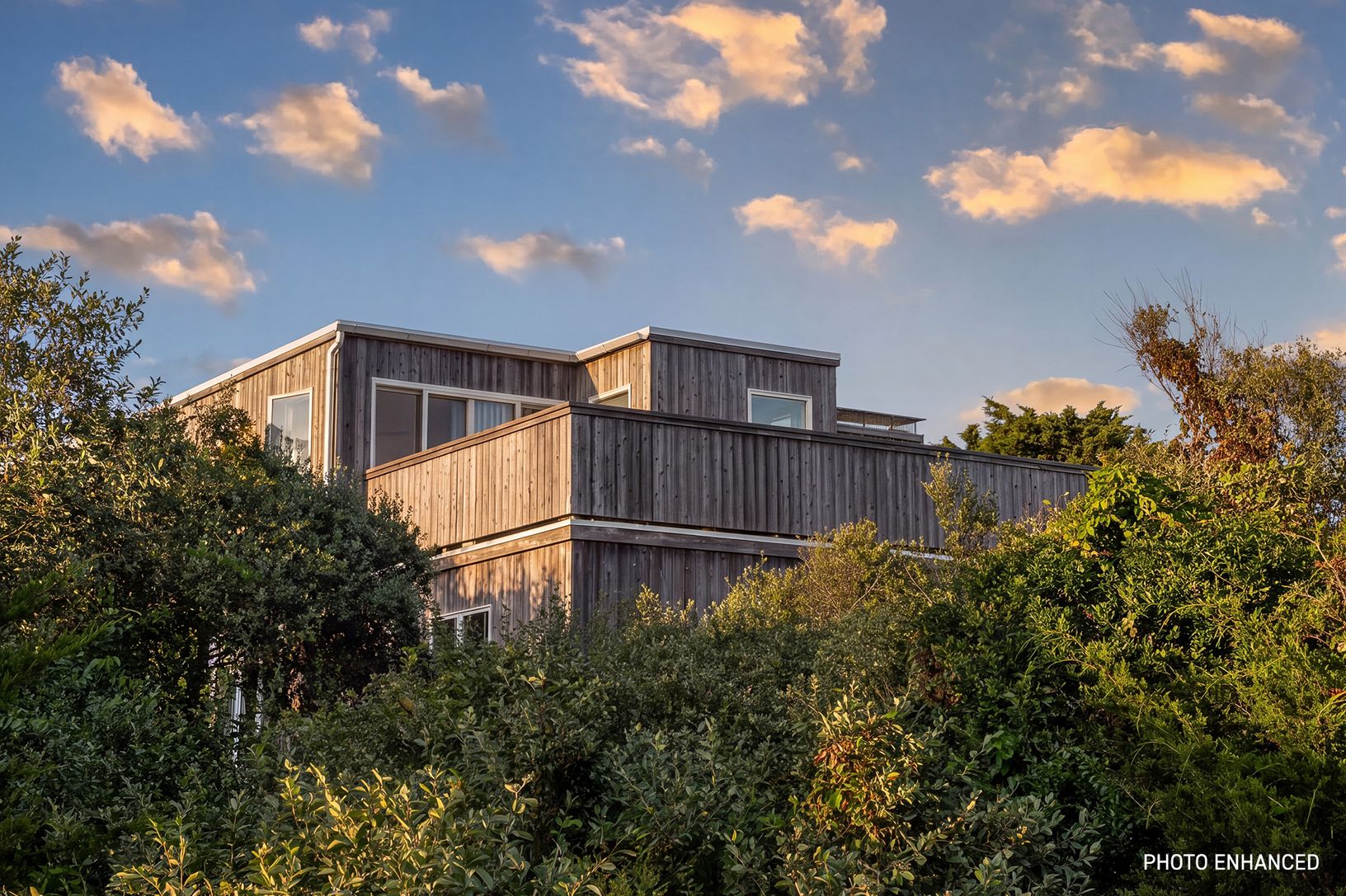  View of the house from Marine Blvd