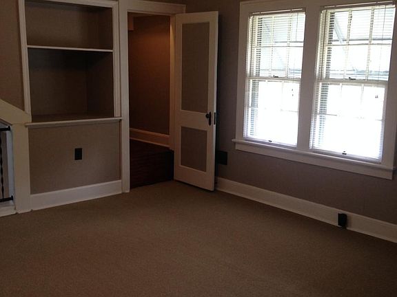Living room with oversized storage closet
