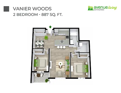 Floor plan 1101