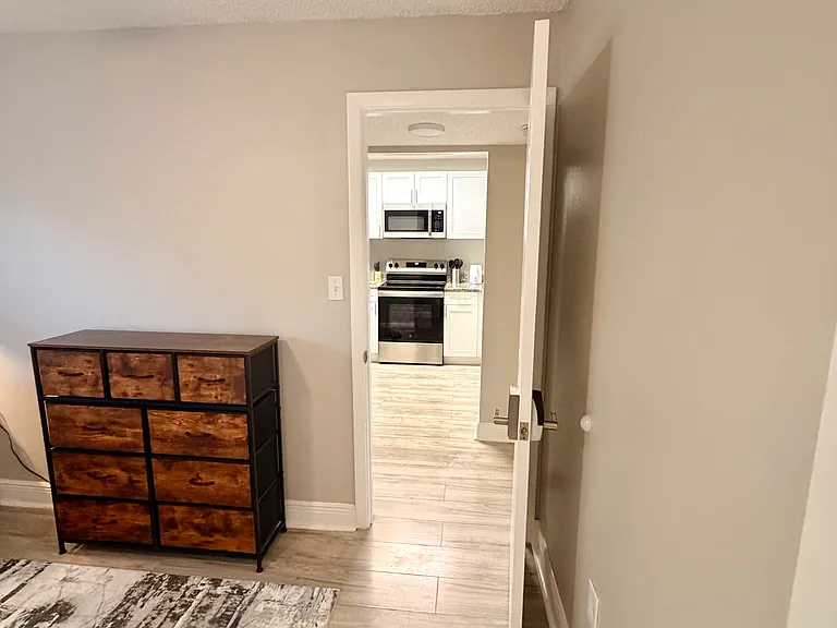 Located across from kitchen