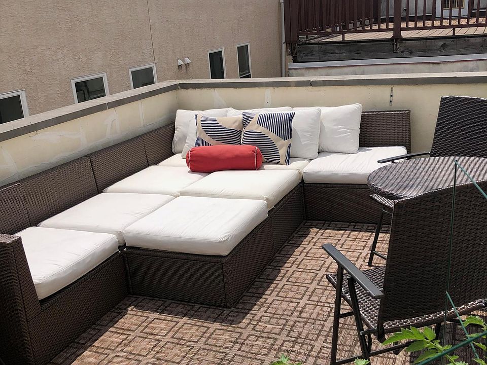 Private rooftop deck