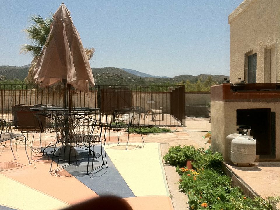Back patio. 