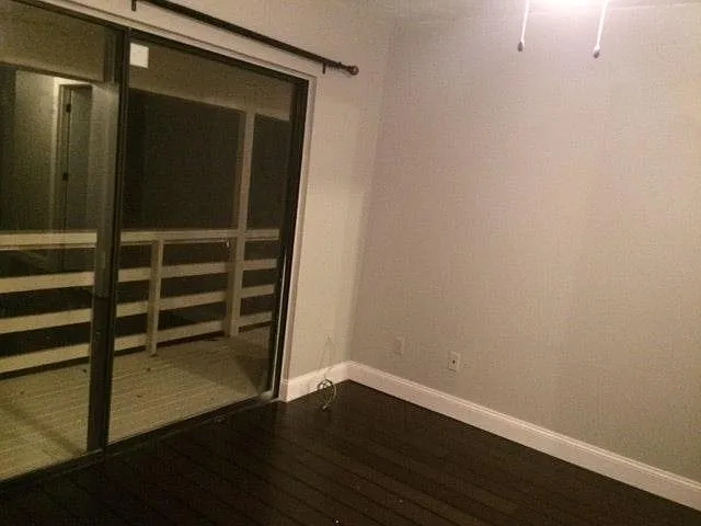 Master bedroom with porch