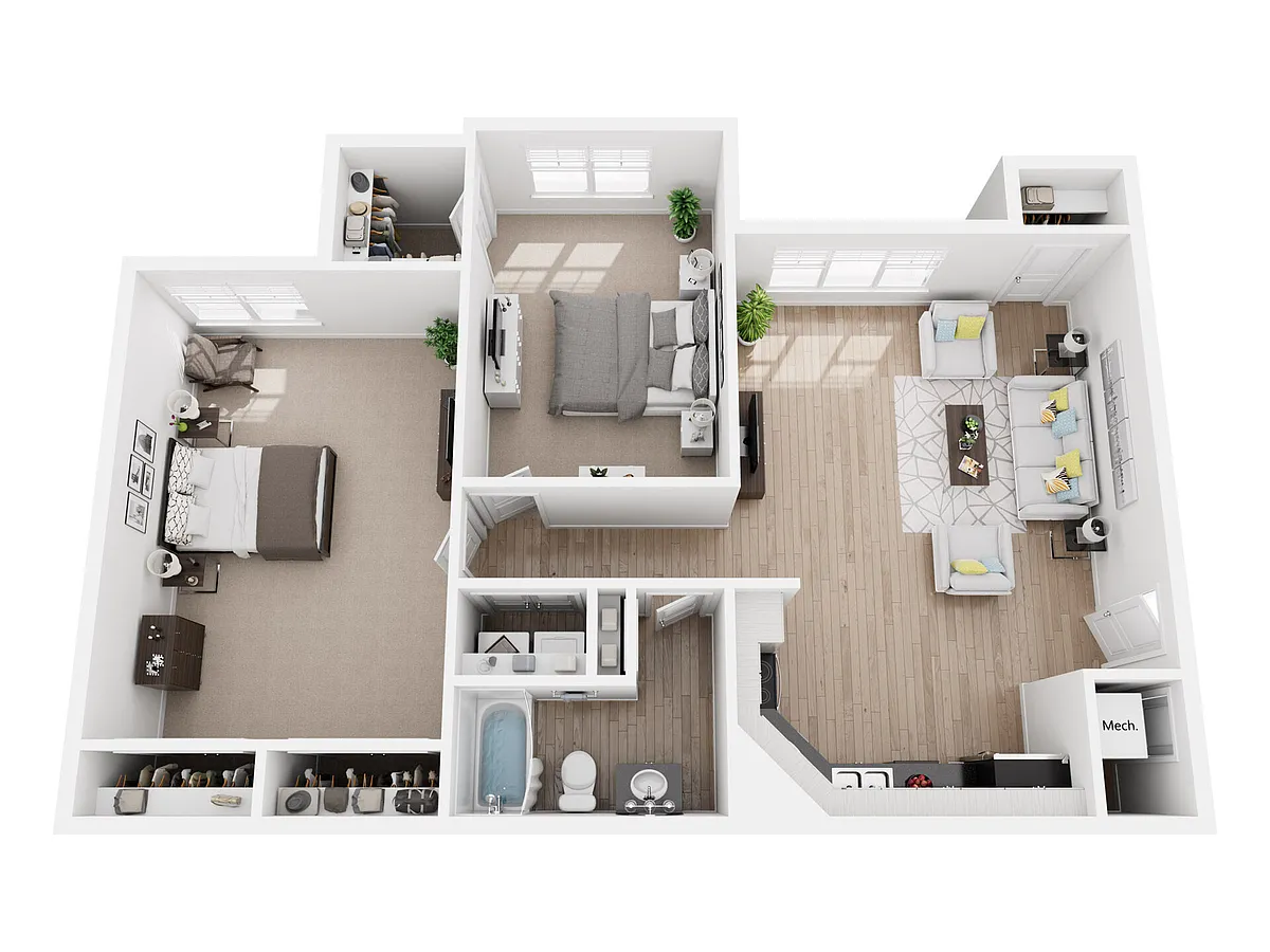 Floor plan B1