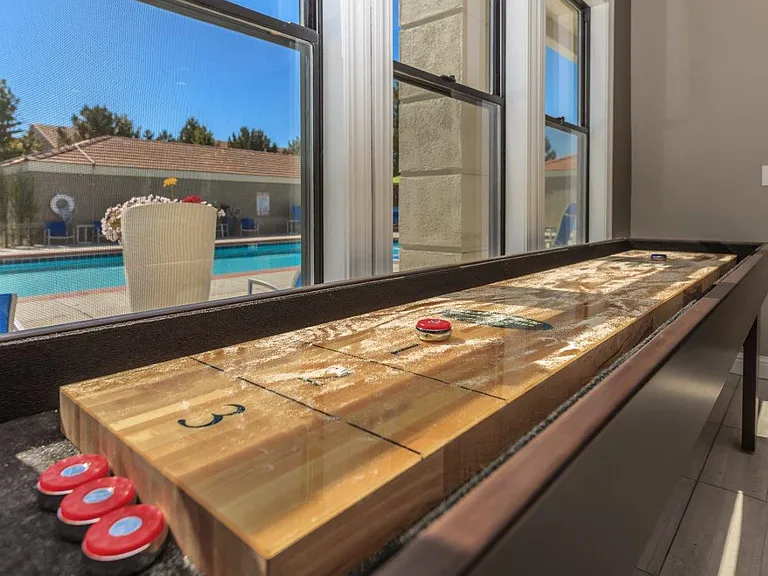 Sagecliff Apartments Clubhouse Shuffle Board Table