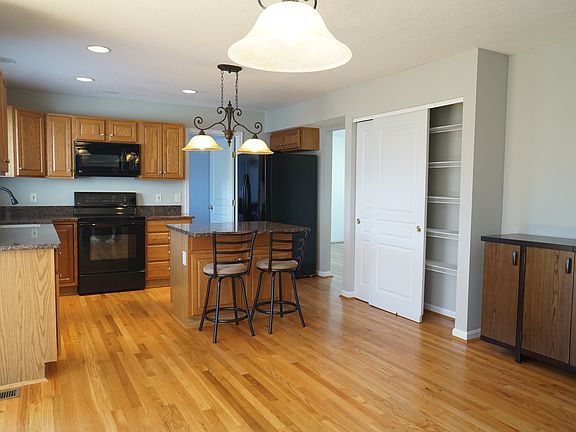 kitchen view from living roo