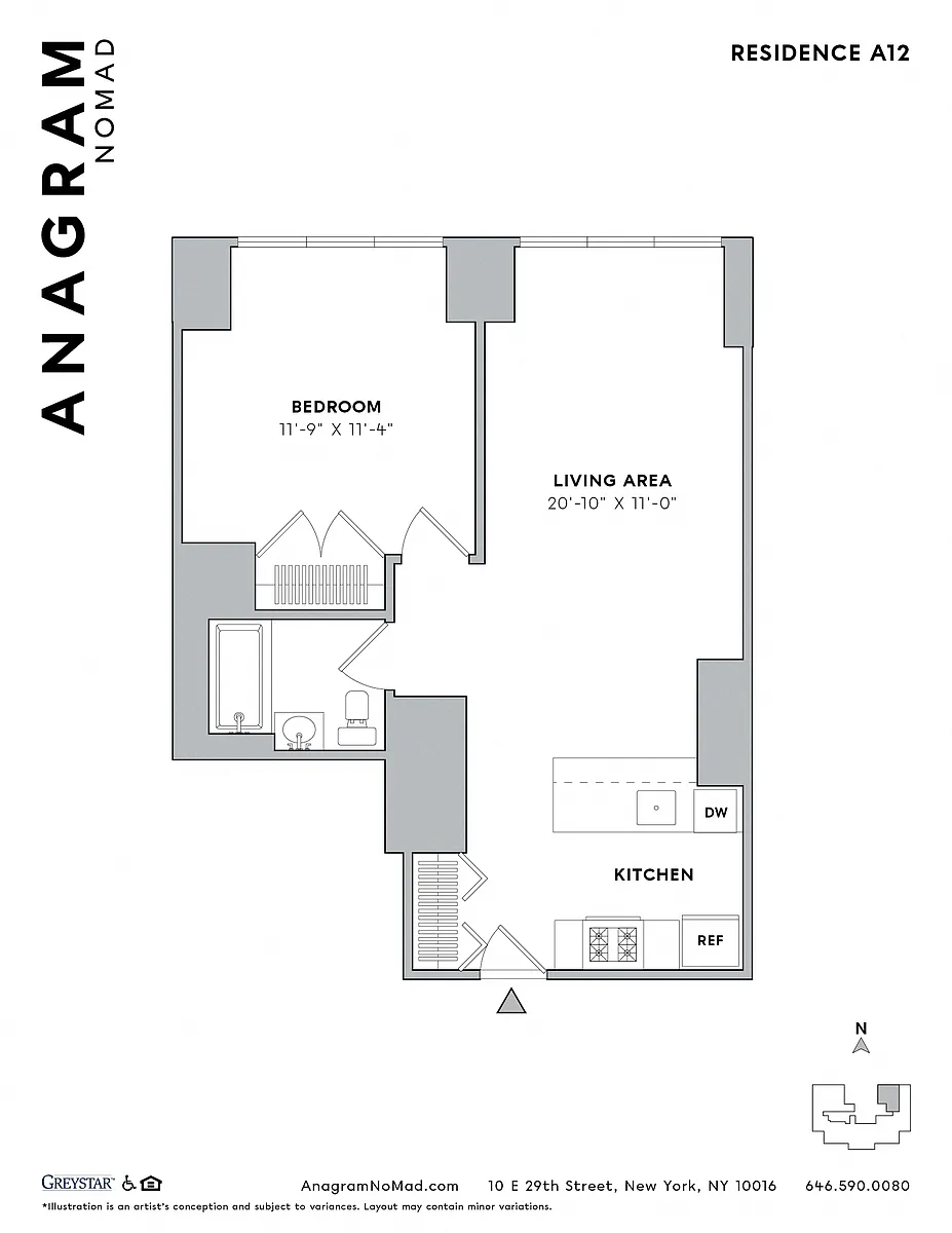 Floor plan A12