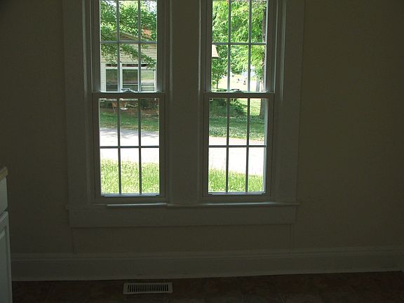 New windows, paint, floor and HVAC vent