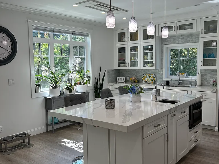 Kitchen area island
