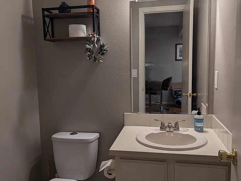 1st floor half bath