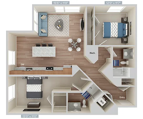 Floor plan 602