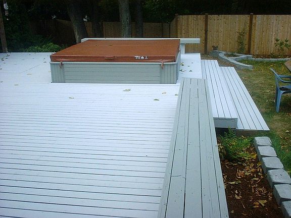 Left side of backyard