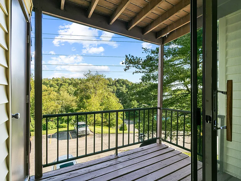 Each apartment features a private balcony or patio