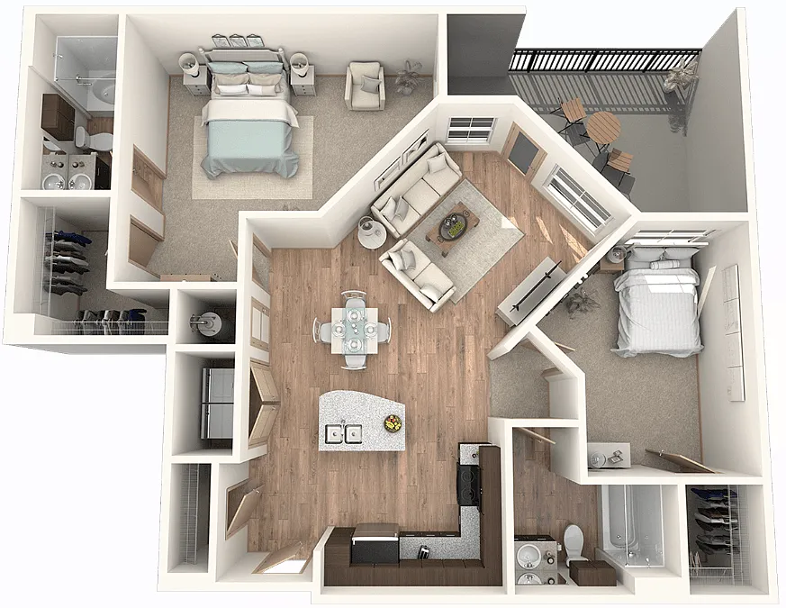 Floor plan B3