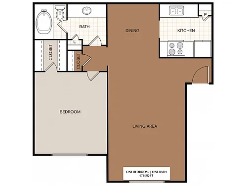 Floor plan 1X1