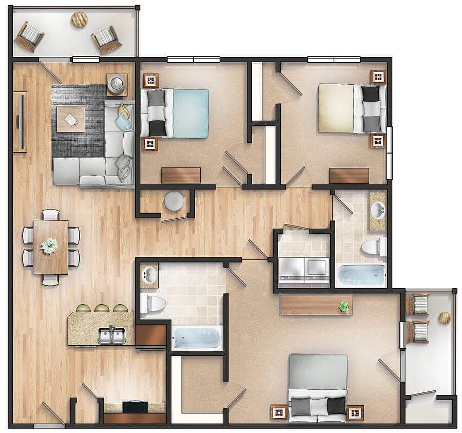 Floor plan The Seneca