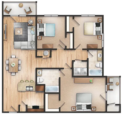 Floor plan The Seneca