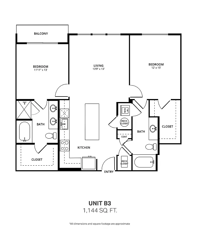 Floor plan B3