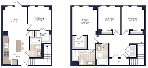 Floor plan D2TH-834