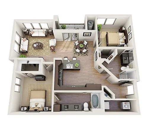 Floor plan Paramount