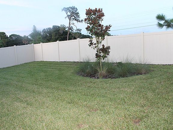 Fenced Backyard.