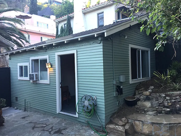 Large work/art studio/rec room with full bath
