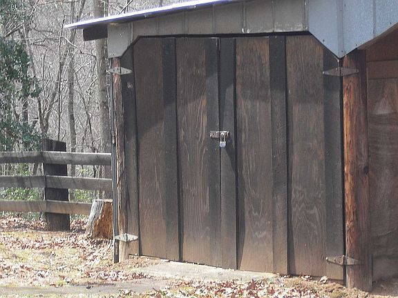 Enclosed workshop