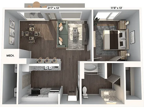 Floor plan A6-824-W