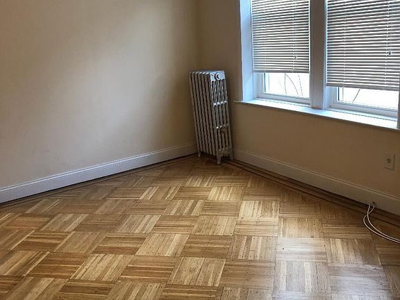 Side view of the spacious living room space
