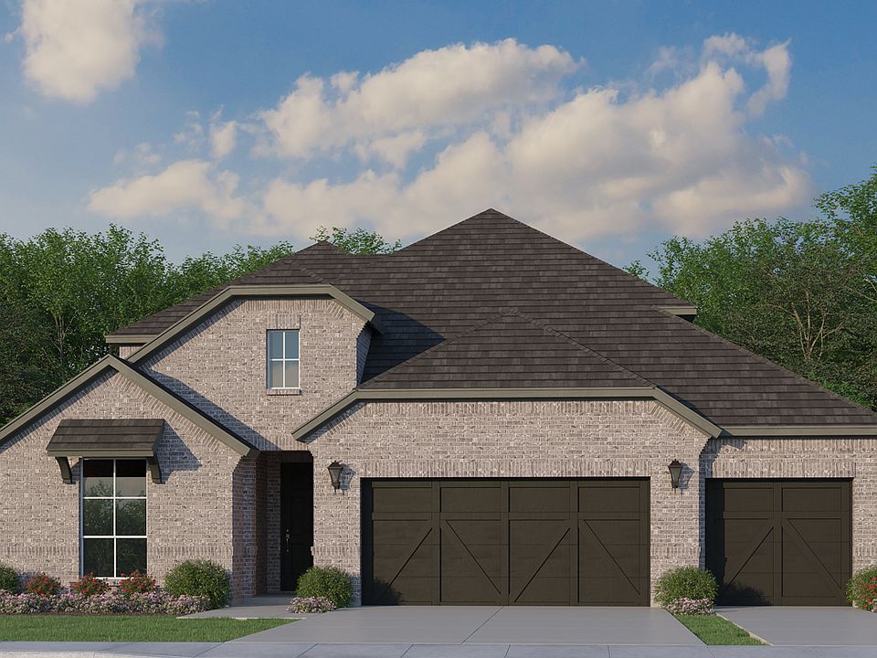 Plan 1531 Elevation B with 3rd Car Garage