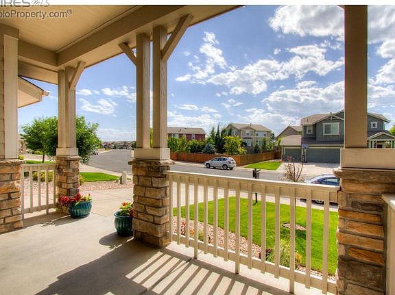 Spacious covered front porch