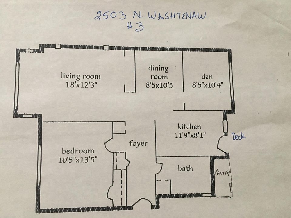 1st image of 2503 N Washtenaw Ave #3