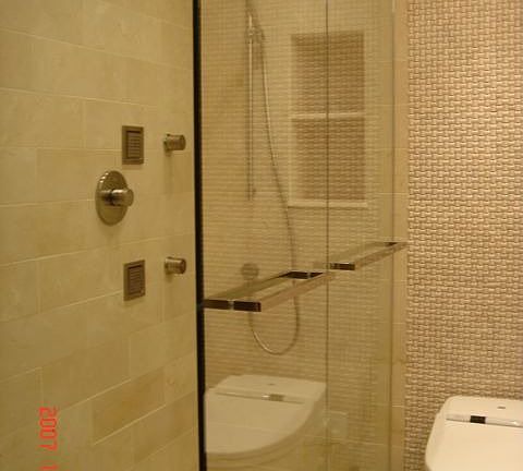 Marble master bed room with state-of-the-art TOTO washlet toilet