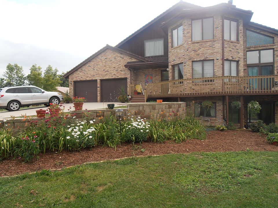 West side of house