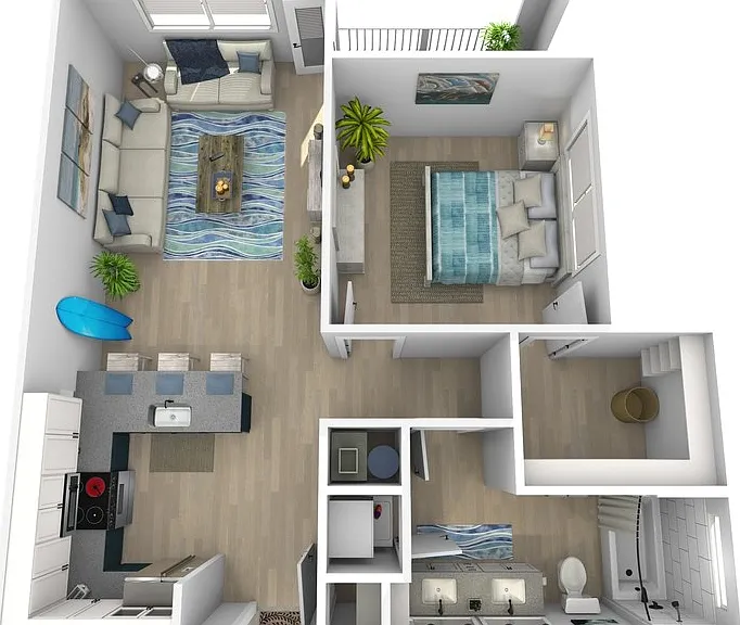Corky - Affordable Floorplan Diagram