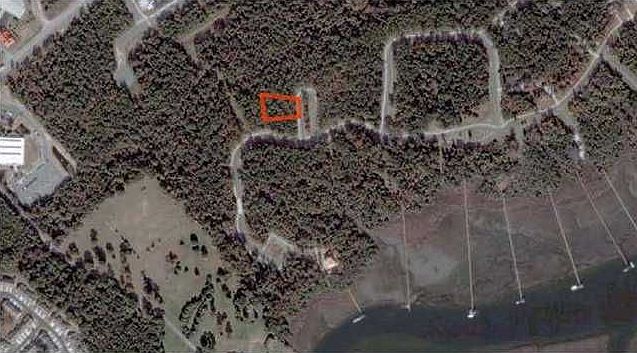 Aerial photo of lot