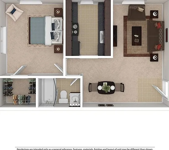 Lakeview 1BD 1Bath 595sqft Lakeview 1BD 1Bath 595sqft
