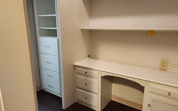 dressing area