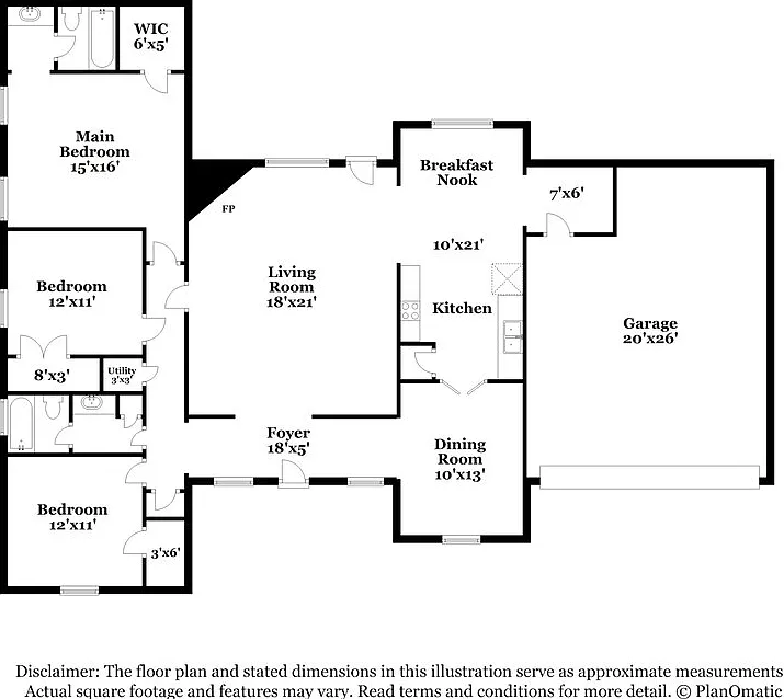 3 bed, 2.0 bath, 1790 sqft, $1,805 — Photo 2