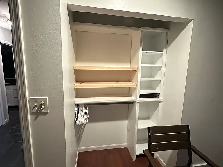 bedroom #2, built in storage