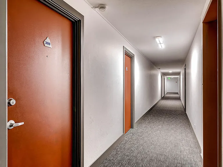 Peak 54 Apartments Hallway in Denver, Colorado