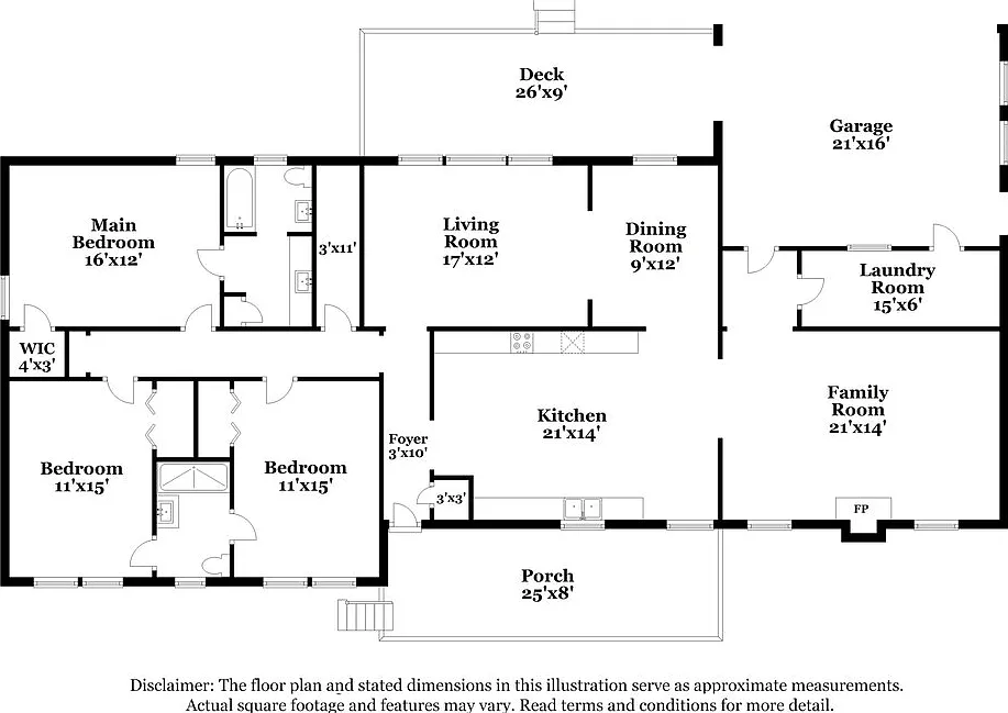 3 bed, 2.0 bath, 1914 sqft, $1,830 — Photo 2