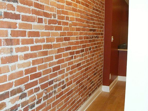 Historically Characteristic Exposed Brick Interior Wall