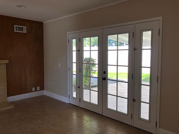French doors from dining room to covered patio