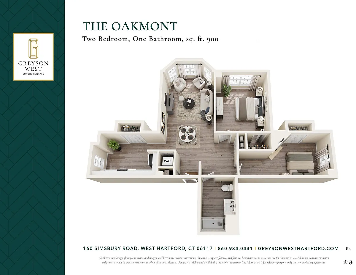 Floor plan Oakmont-BMR B4C